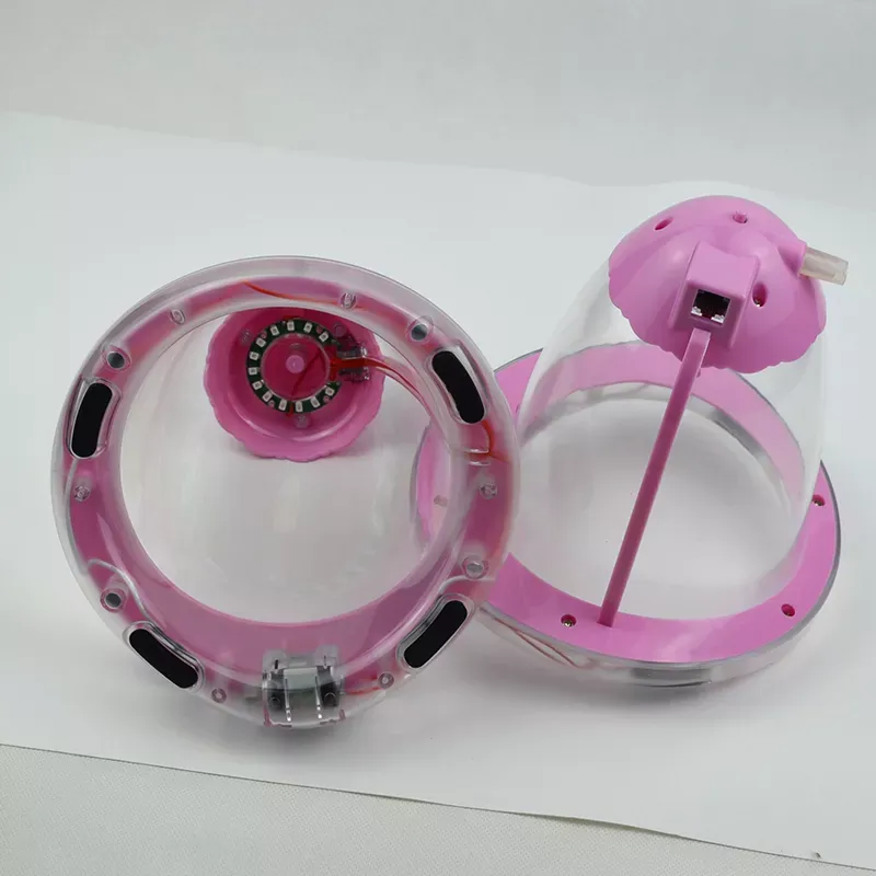 Photoelectric vibration suction and release cup breast beauty instrument cup red light micro current cup accessories