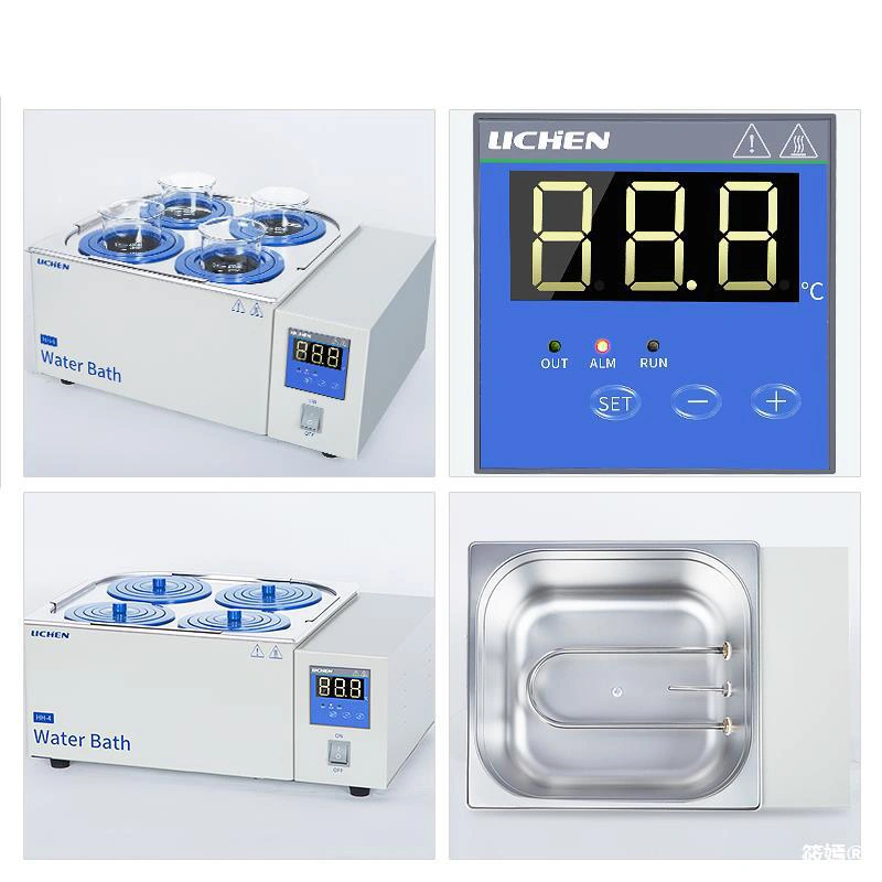 4 Hole Electric Digital Heating Bath For Lab instrument Heating Oil or Water Bath