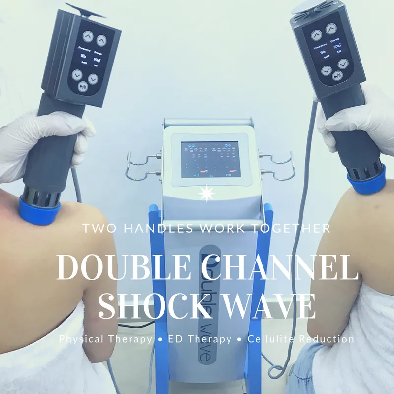 Dual channel B shock wave therapy equipment