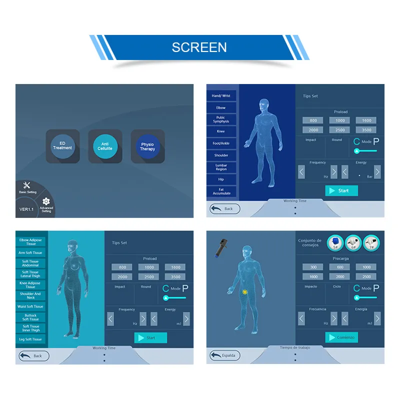 Physical Shockwave /Double channel/ Double C Shock Wave