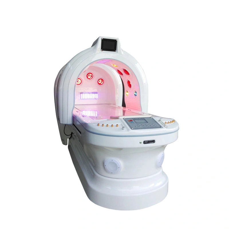 Latest multifunctional LED light infrared spa capsule