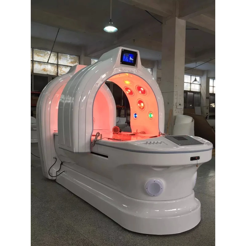 Latest multifunctional LED light infrared spa capsule