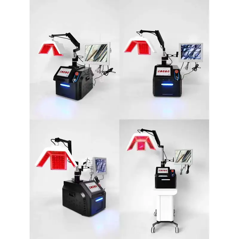  anti hair loss beauty machine near infrared red color 