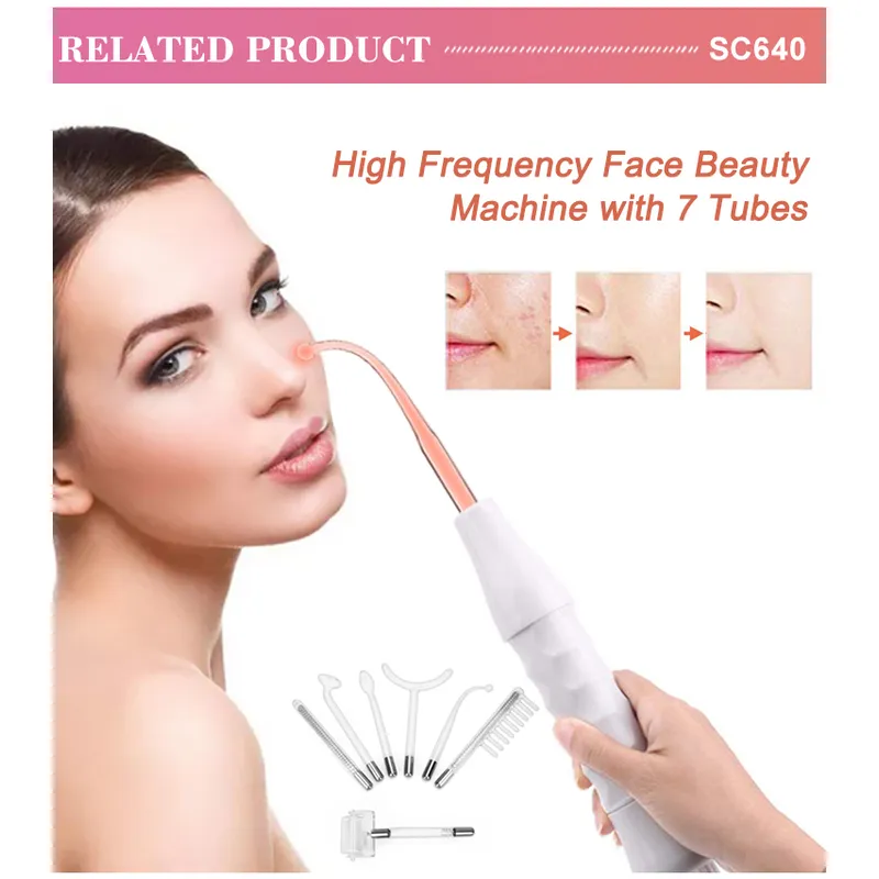  Skin Therapy Wand Galvanic Nanocurrent Facial Machine