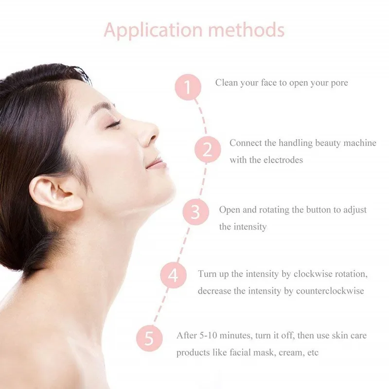  Skin Therapy Wand Galvanic Nanocurrent Facial Machine