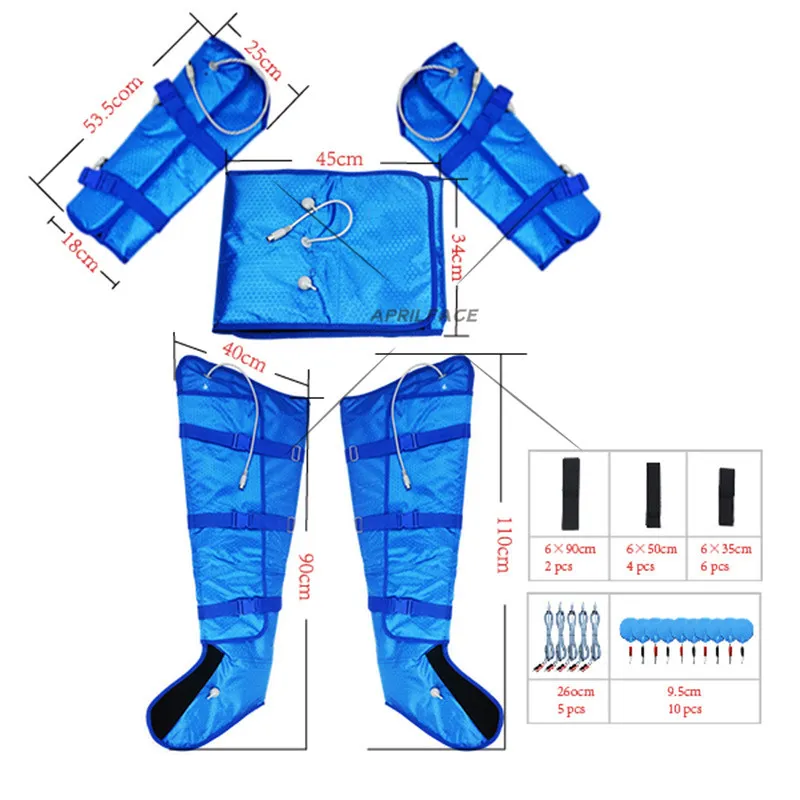 3 in1 presoterapia infrared ems lymph Drainage 