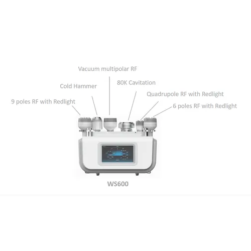 6 in 1 skin firming Vacuum cavitation system