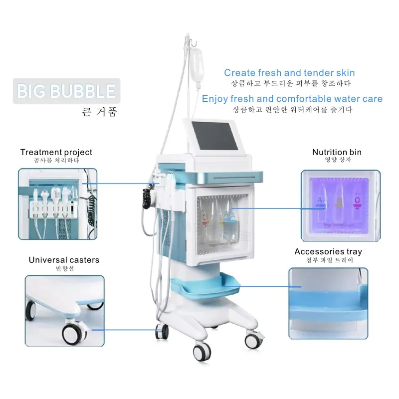  6 in 1oxygen activated small bubbles