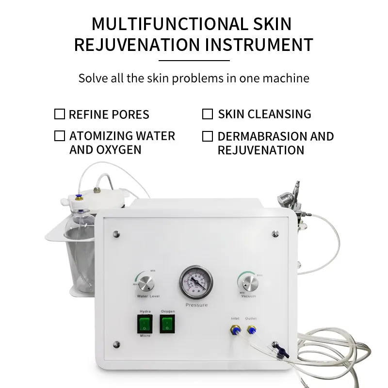 3 In1 Diamond Microdermabrasion Hydra Beauty Machine 