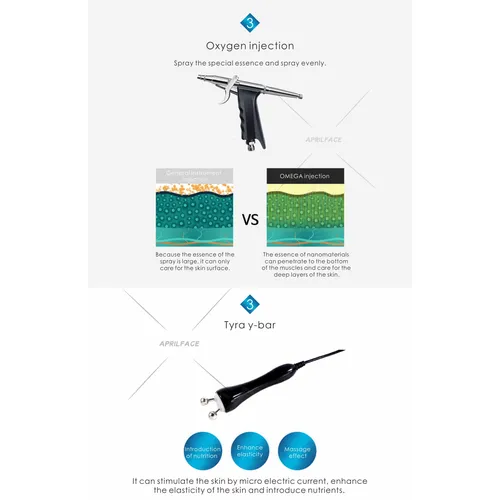 4 in 1  hydro cool dermabrasion facial beauty machine