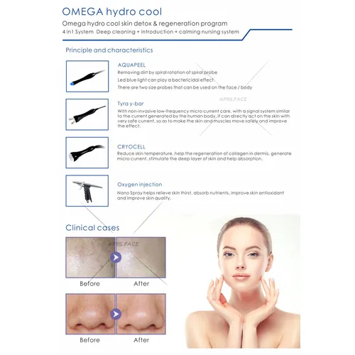 4 in 1  hydro cool dermabrasion facial beauty machine