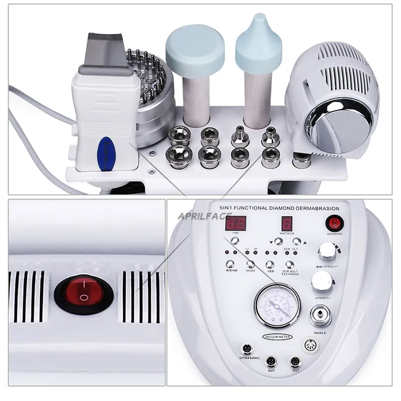 5 in 1 BIO photon light /hot cold hammer /scrubber diamond 