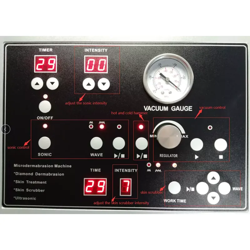 7 in 1 water oxygen diamond peel diamond microdermabrasion machine