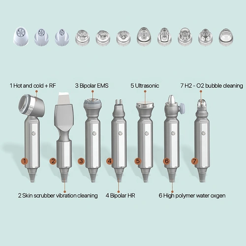 Portable 7 In 1 H2O2 hydra dermabrasion facial machine 