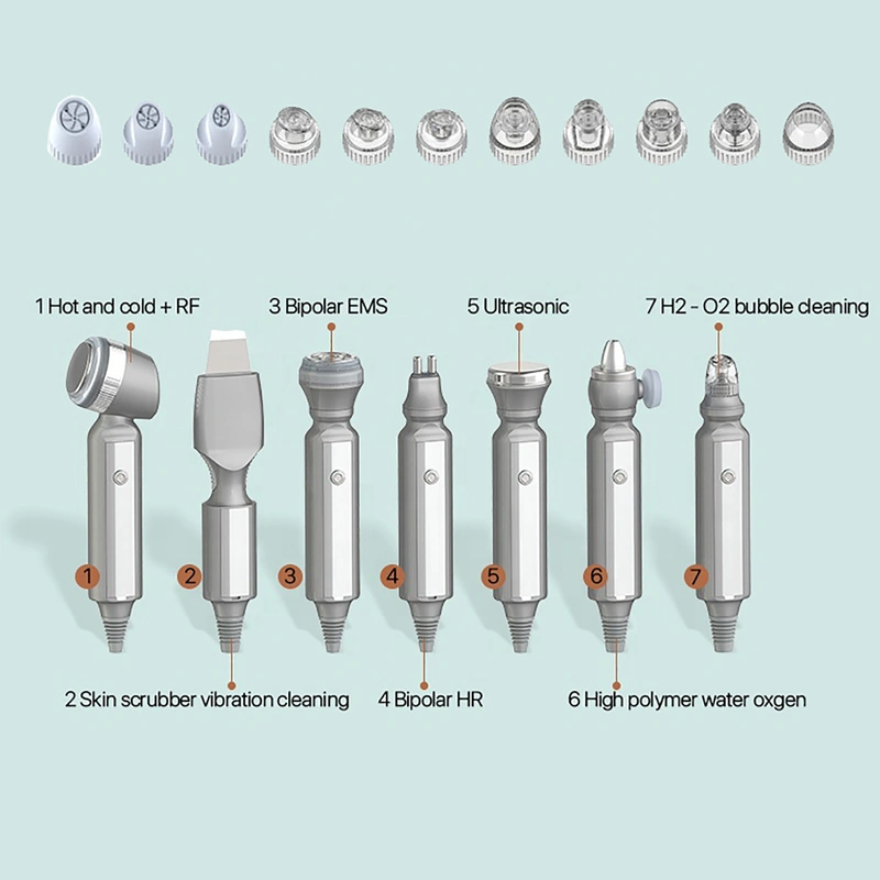 Portable 7 In 1 H2O2 hydra dermabrasion facial machine 