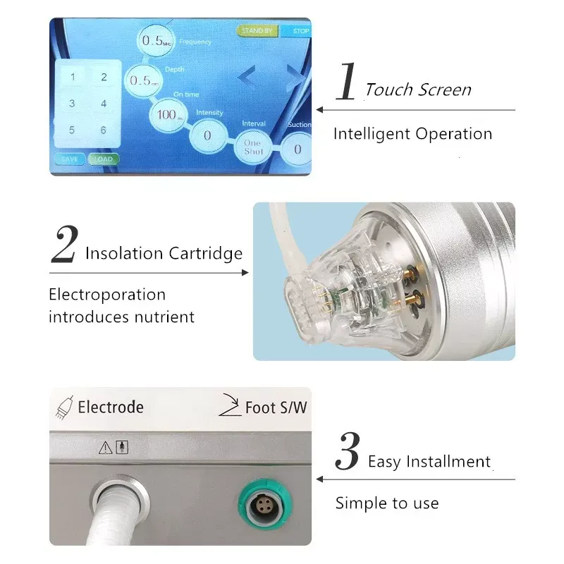 Hot Vacuum Blackhead Remover Stretch Acne Fractional Needle System 