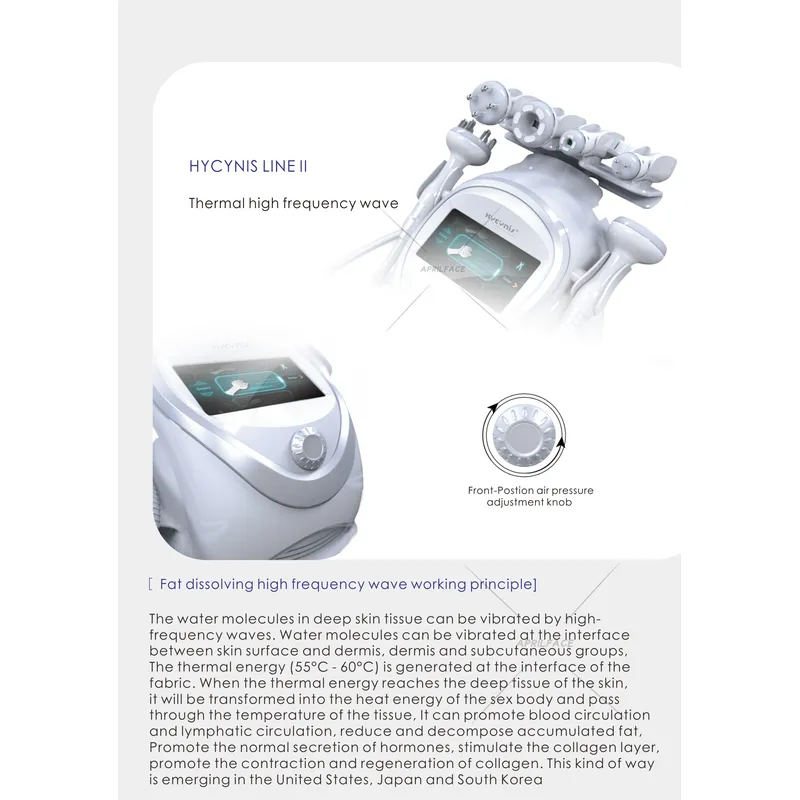 hycynis line ii rf machine/hycynis rf machine/vacuum rf