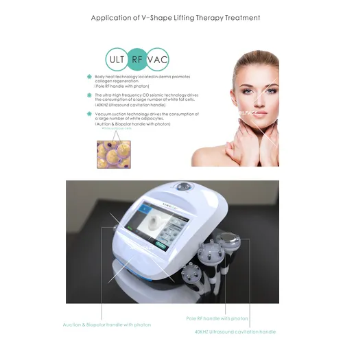 6 IN 1 VIKERO Korea Rf Cavitation Slimming Machine