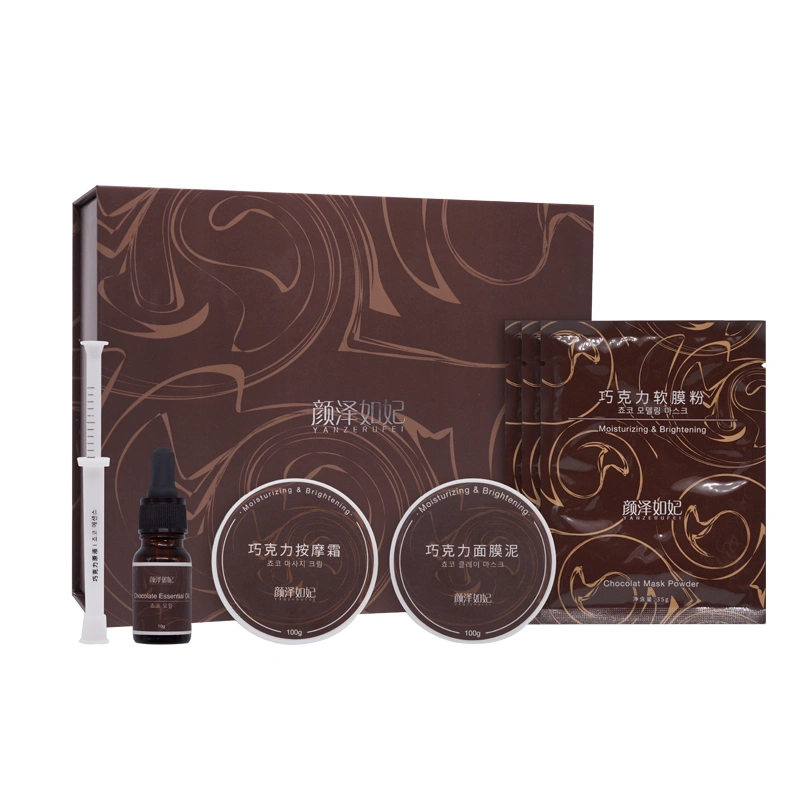 Yan zerufei chocolate skin rejuvenation set box