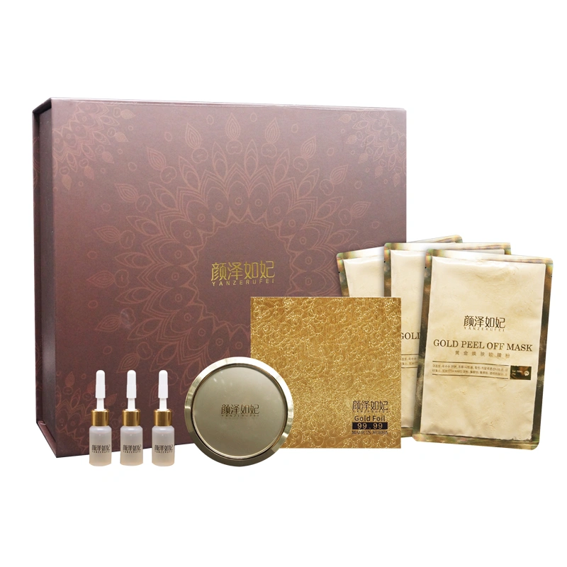 Yan zerufei gold skin rejuvenation set box
