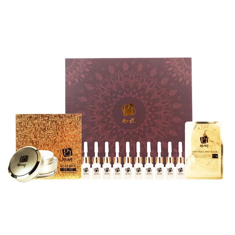 Rufei gold skin rejuvenation set box