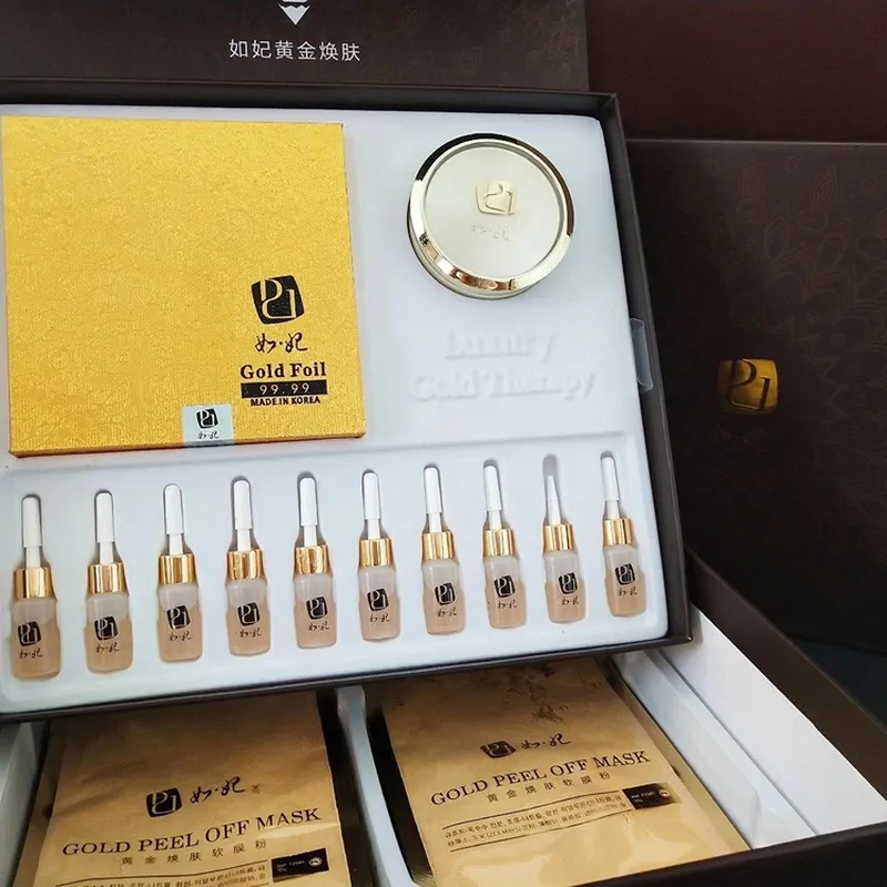 Rufei gold skin rejuvenation set box