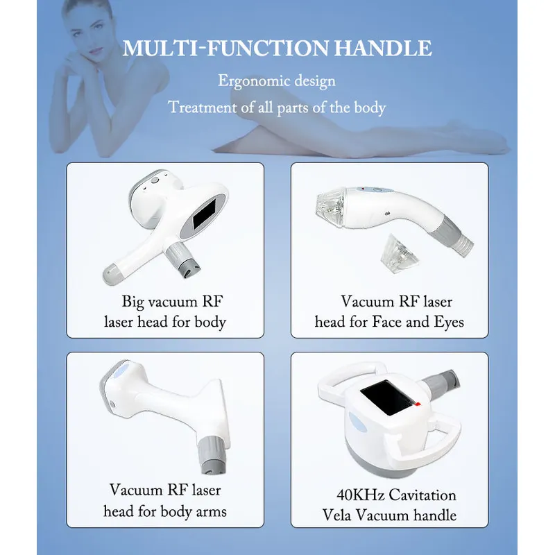 CE approval Infrared vacuum rollering rf body slimming 
