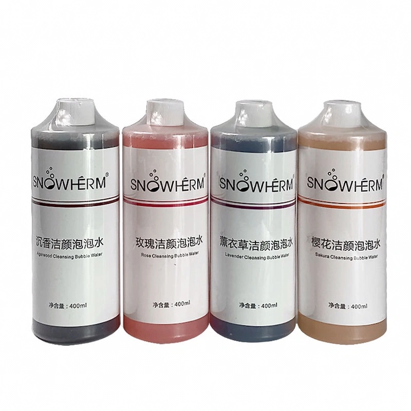 Magic oxygen bubble cleansing bubble water