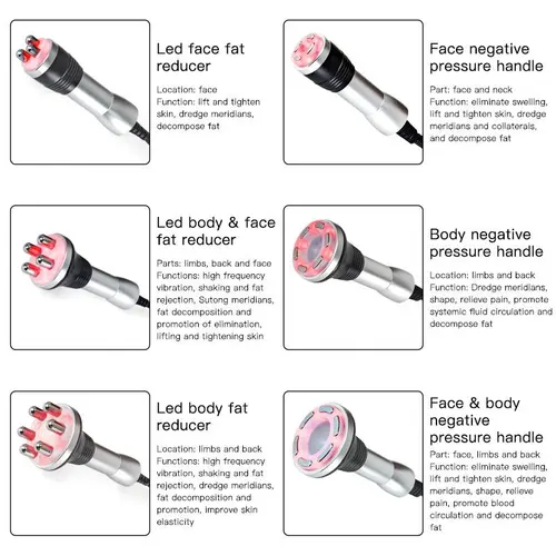 Professional 6 In 1 Rf Vacuum Roller Slimming Machine