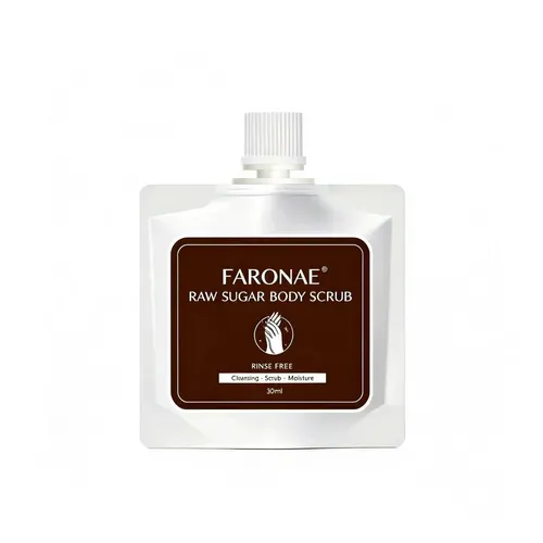 FARONAE Brown Sugar Body Scrub Cream, Natural Sugar Exfoliator For Smooth Soft Skin Salon Home Body Exfoliation