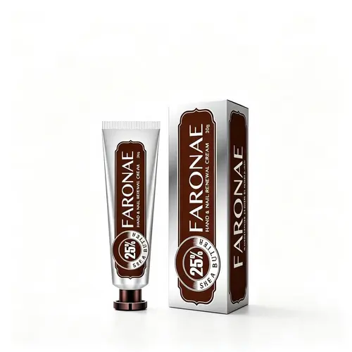 FARONAE Hand & Nail Renewal Cream 30g, Shea Butter Cream for Dry Cracked Hands & Cuticles
