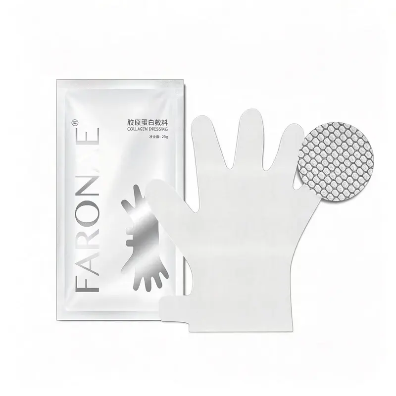 FARONAE Collagen Dressing Hand Mask, Salon Professional Hydrating & Repair Hand Spa Gloves