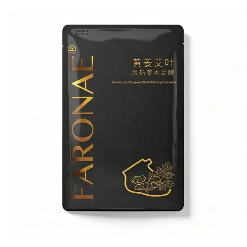 FARONAE Turmeric and Mugwort Plant Warming Foot Mask, Herbal Warming Foot Mask Moisturize Dry Cracked Feet