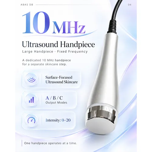 ABAS DB Ultrasound Electroporation Machine | 3 Handles Cooling Warming Skin Care Device