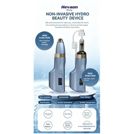 Hevaon Deep Handheld Automatic Mesotherapy Gun | Invasive & Non-invasive 2 Modes