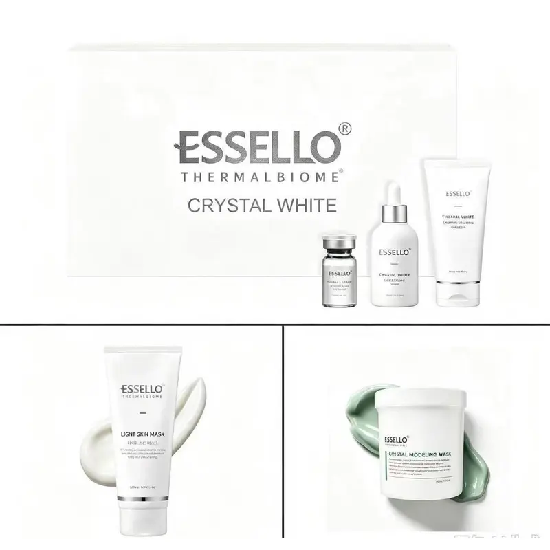 Essello BNC Crystal White Treatment Kit All In One Korean Facial Peeling Treatment Kit
