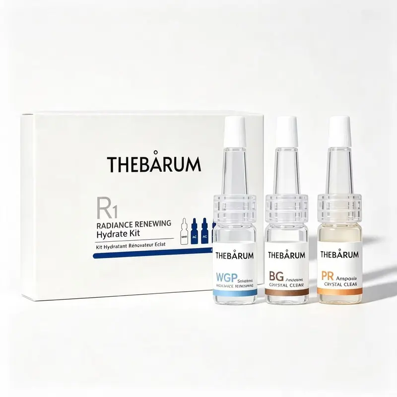 THEBARUM R1 Radiance Renewing Hydrate Kit Professional Salon Facial Hydrating Ampoule Set