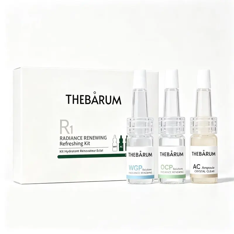 THEBARUM R1 Radiance Renewing Refreshing Kit Professional Salon Oil Control Ampoule Set