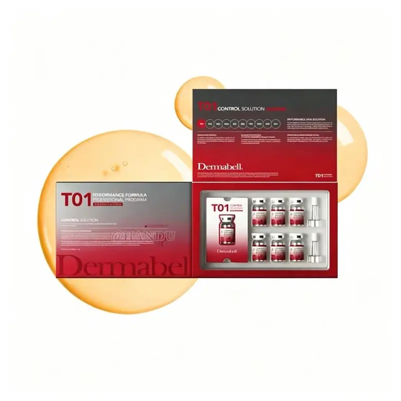 Dermabell T01 Control Solution Salon Use Skin Ampoule Kit for Clinic Professional Facial Treatment