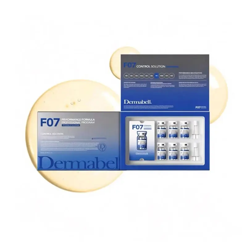 Dermabell F07 Control Solution Professional Facial Ampoule Set for Beauty Salon Skin Management