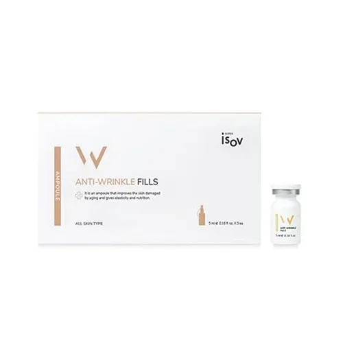 ISOV Anti-Wrinkle Fills Ampoule 5ml*5ea Anti-Aging Facial Ampoule Improve Fine Lines Boost Skin Elasticity For MTS