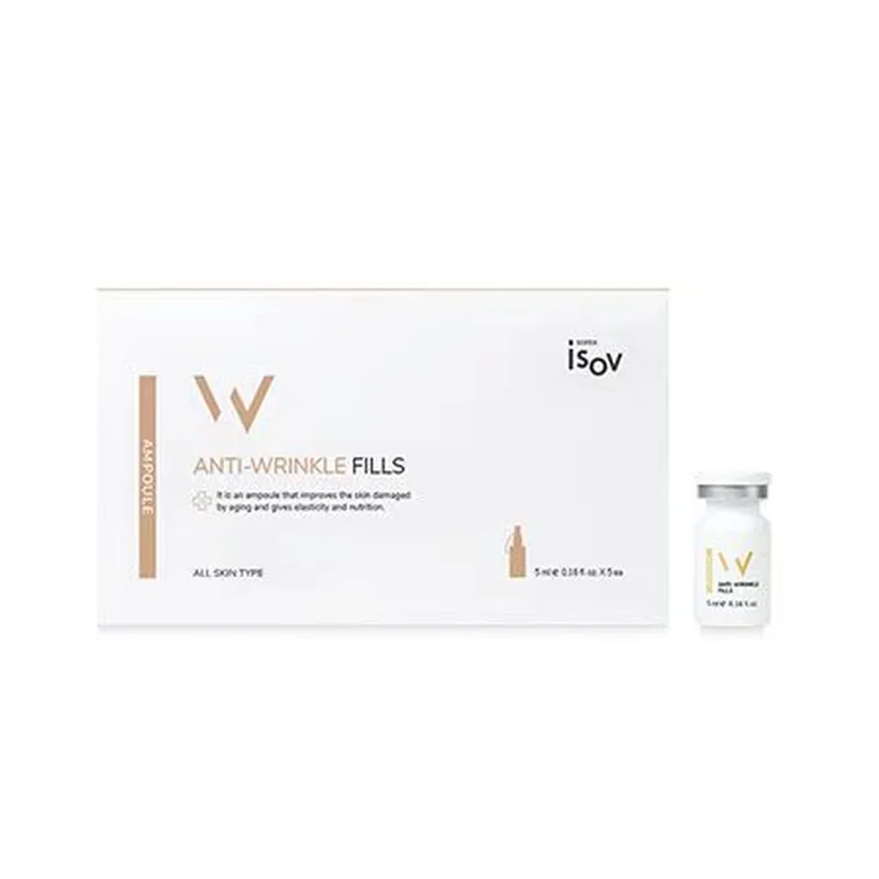 ISOV Anti-Wrinkle Fills Ampoule 5ml*5ea Anti-Aging Facial Ampoule Improve Fine Lines Boost Skin Elasticity For MTS