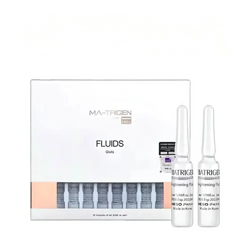 MA‑TRIGEN FLUIDS  Gluta Brightening Ampoule 2ml*20ea Glutathione Brightening Serum Anti Pigmentation MTS Meso Ampoule