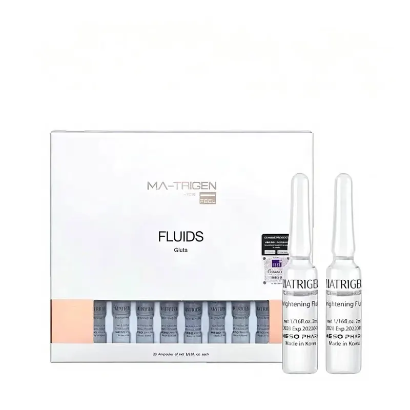 MA‑TRIGEN FLUIDS  Gluta Brightening Ampoule 2ml*20ea Glutathione Brightening Serum Anti Pigmentation MTS Meso Ampoule