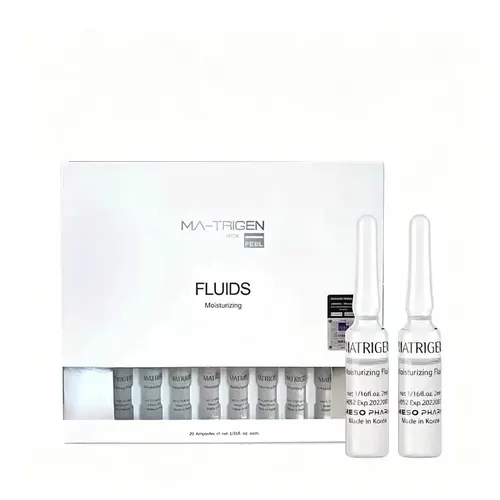 MA-TRIGEN FLUIDS Moisturizing 1ml*20 Ampoules Deep Hydration Skin Barrier Korean Salon Meso Serum