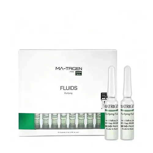 MA-TRIGEN FLUIDS Purifying 1ml*20 Ampoules Purifying Troubled Skin Ampoule Balance Sebum Korean Salon Meso Serum