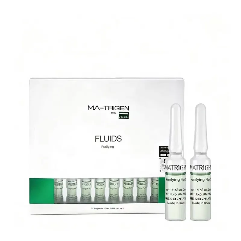 MA-TRIGEN FLUIDS Purifying 1ml*20 Ampoules Purifying Troubled Skin Ampoule Balance Sebum Korean Salon Meso Serum