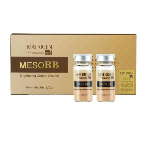 MATRIGEN MESOBB Brightening Control System 10ml*5 Vials Brightening BB Meso Solution Korean Salon Skin Serum