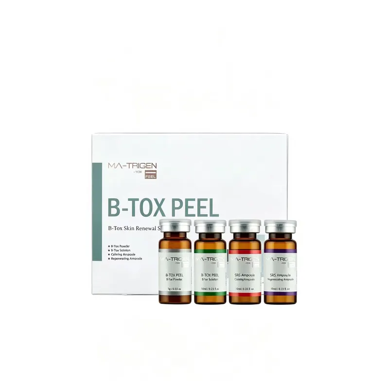 Complete B-Tox Skin Renewal System, professional salon sponge peeling full set