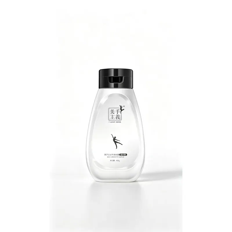 FARONAE Milk Silky Body Scrub Salt 400g, Deep Exfoliating Refreshing Body Scrub for Rough Skin